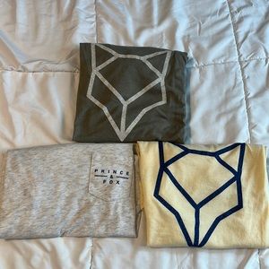Prince and fox tees